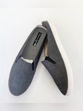 ▪️American Eagle Gray Canvas Slide Sneakers ~ 9.5